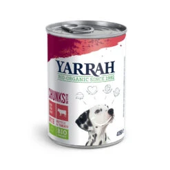 Yarrah - Natvoer Hond Blik Chunks Met Rund Bio