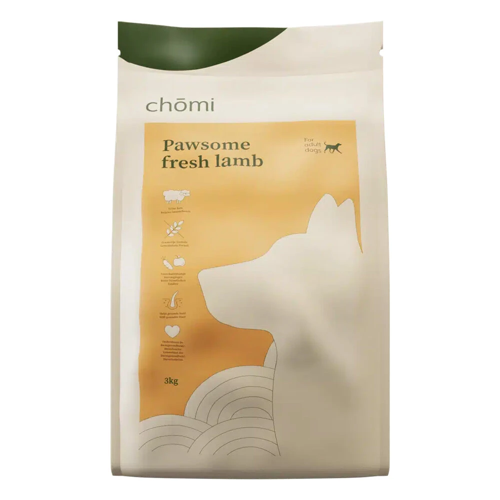 Chomi Dog Dry Pawsome Fresh Lamb - Afbeelding 2