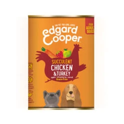 Edgard & Cooper Adult - Kip & Kalkoen - Blik -KONG Verkoopwinkel edgard cooper adult kip kalkoen blik 113570 0500 none