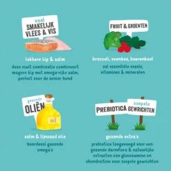 Edgard & Cooper Senior - Kip & Zalm - Blik -KONG Verkoopwinkel edgard cooper senior kip zalm blik 168582 1000 none