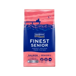 Fish4Dogs Finest Senior Zalm Met Zoete Aardappel -KONG Verkoopwinkel fish4dogs finest senior zalm met zoete aardappel large kibble 12kg 130291 2000 none