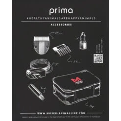 Moser - Tondeuse Prima Oplaadbaar -KONG Verkoopwinkel moser tondeuse prima oplaadbaar 205490 2000 none