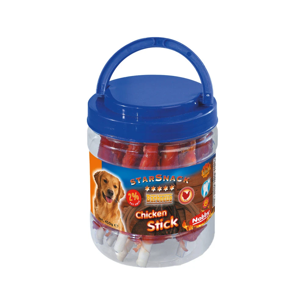 Nobby - Starsnack Barbecue Chicken Stick Jar 2 Nobby - Starsnack Barbecue Chicken Stick Jar - Afbeelding 2