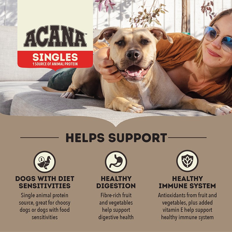 KONG Verkoopwinkel 36 KONG Verkoopwinkel -KONG Verkoopwinkel ACANA Dog Singles Free Run Duck Benefits